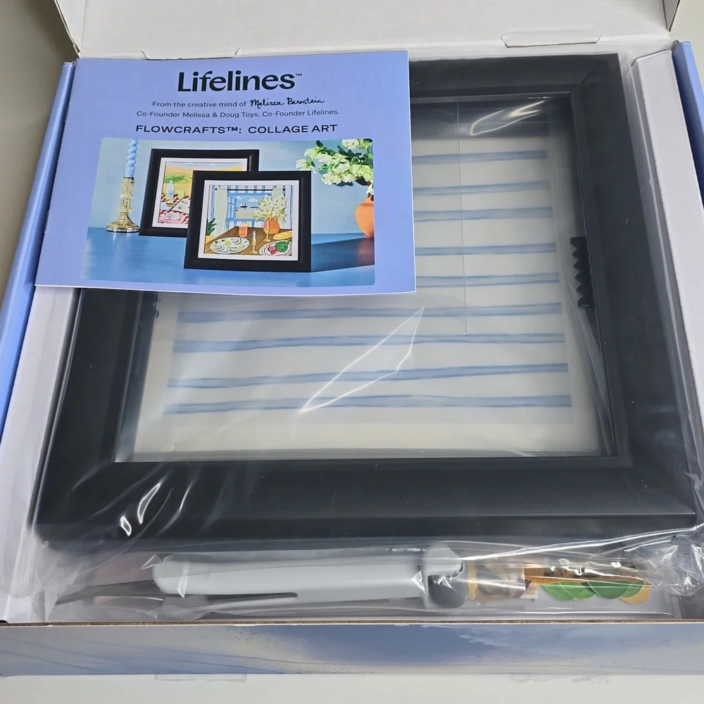 Collage Art Kit - Black Frames Lifelines